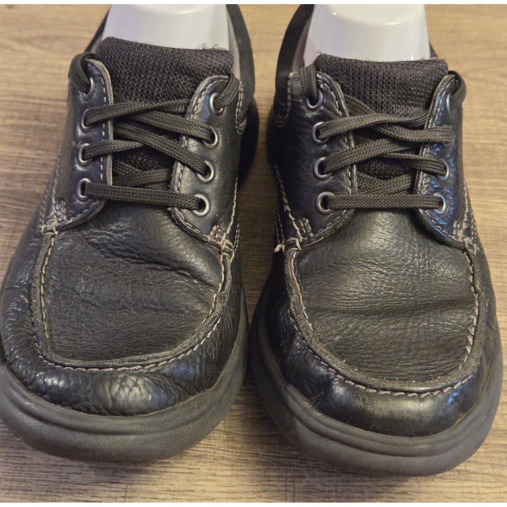 Clarks Collection‎ Cotrell Edge Leather Lace Up Shoes Mens Size 7 Black - Picture 2 of 10